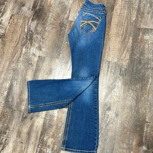 Ariat Women's Blue Jeans with Embellished Pocket